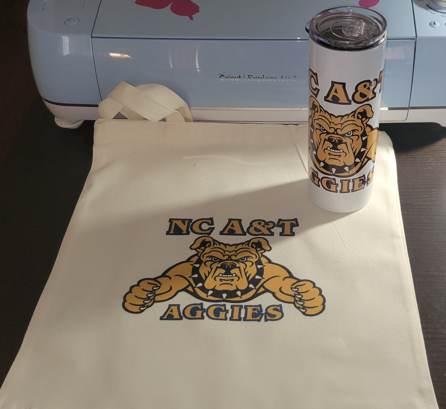 Custom College Tote and Tumbler Bundle Sale